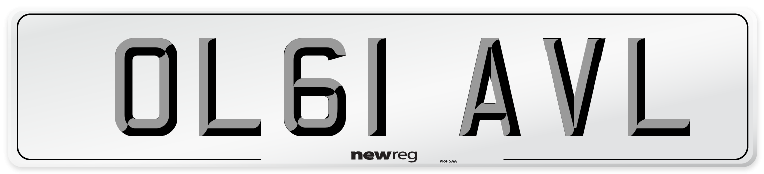 OL61 AVL Number Plate from New Reg